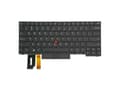 Miniatyrbild 3 av 4: Lenovo - Ersättningstangentbord för bärbar dator - med Trackpoint, UltraNav - bakgrundsbelyst - tysk - svart - FRU