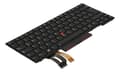 Miniatyrbild 4 av 4: Lenovo - Ersättningstangentbord för bärbar dator - med Trackpoint, UltraNav - bakgrundsbelyst - tysk - svart - FRU