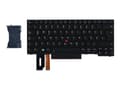 Miniatyrbild 1 av 4: Lenovo - Ersättningstangentbord för bärbar dator - med Trackpoint, UltraNav - bakgrundsbelyst - tysk - svart - FRU