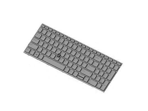 HP - Erstatningstastatur for bærbar PC - med styreplate, pekepinne - bakbelysning - Sveitsisk - for ZBook 15 G5, 15 G6, 17 G5, 17 G6