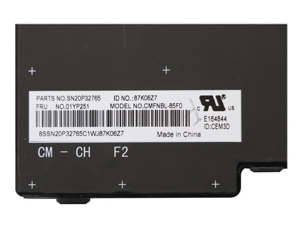 Lenovo - Ersättningstangentbord för bärbar dator - med Trackpoint, UltraNav - fransk - för ThinkPad E48X; E49X; L380; L380 Yoga; L390; L390 Yoga; L48