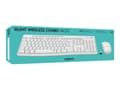 Miniatyrbilde 2 av 5: Logitech MK295 Silent - Tastatur- og mussett - trådløs - 2.4 GHz - Ungarsk - gulaktig hvit