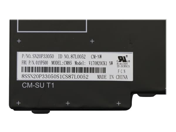 Sunrex - Ersättningstangentbord för bärbar dator - med Trackpoint, UltraNav - QWERTY - Nordisk - FRU - för ThinkPad E48X; E49X; L380; L380 Yoga; L390