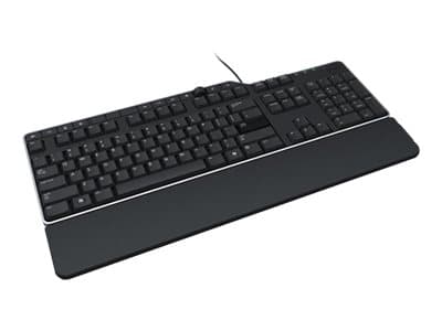 DELL KB522, Täysikokoinen (100 %), USB, Kalvokytkin, QWERTZ, Musta musta