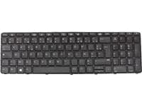 HP - Erstatningstastatur for bærbar PC - Fransk - for ProBook 450 G3, 450 G4, 455 G3, 455 G4, 470 G3, 470 G4