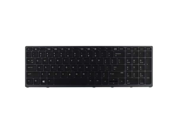 HP Backlit keyboard assembly (Sweden & Finland), Näppäimistö, Suomi, Ruotsi, Taustavalaistu näppäimistö, HP, ZBook 17 G3