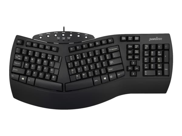 Perixx PERIBOARD-512 Classic - Tastatur - USB - USA - svart
