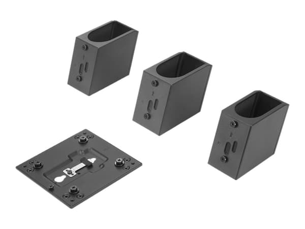 Lenovo Tiny/Nano Monitor Clamp II - Tunn klient till bildskärmsmonteringskonsol - svart - för ThinkCentre M70q Gen 2; M70q Gen 3; M75t Gen 2; M80q Ge