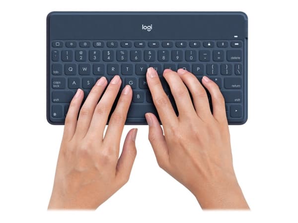 Logitech Keys-To-Go - Tastatur - trådløs - Bluetooth - QWERTY - Nordisk (dansk/finsk/norsk/svensk) - klassisk blå
