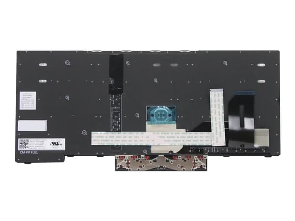 Primax - Ersättningstangentbord för bärbar dator - med Trackpoint, UltraNav - bakgrundsbelyst - AZERTY - fransk - för ThinkPad P14s Gen 1 20S4, 20S5;