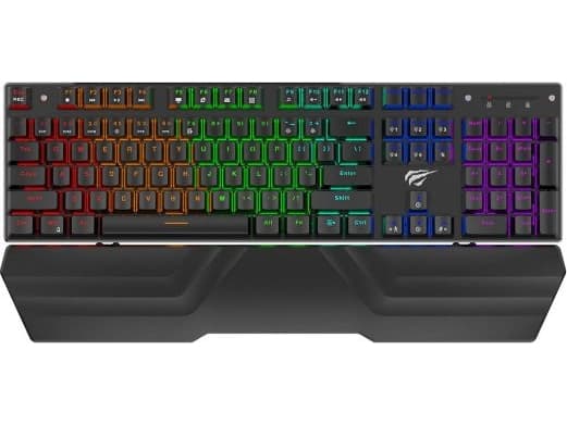 Havit keyboard Havit KB856L RGB gaming keyboard with a stand