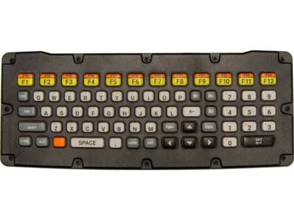Zebra KYBD-QW-VC-01, QWERTY, englanti, Zepra, VC8x, Musta, Iskunkestävä