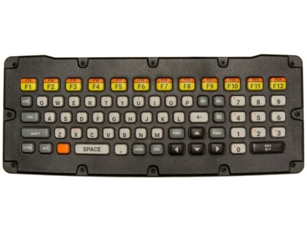 Zebra KYBD-QW-VC-01, QWERTY, englanti, Zepra, VC8x, Musta, Iskunkestävä