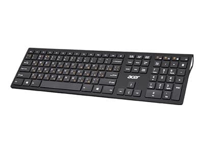 Acer AAK940 - Sats med tangentbord och mus - trådlös - USA, internationellt - svart - detaljhandel
