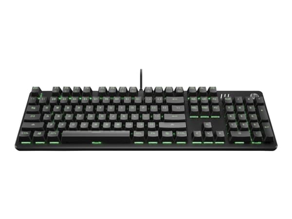 HP Pavilion Gaming 550 - Tangentbord - bakgrundsbelyst - tysk - tangentbrytare: röd brytare - för HP 21, 22, 24, 27; Pavilion 24, 27, 32, TP01