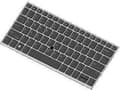 Miniatyrbilde 2 av 2: HP DualPoint - Erstatningstastatur for bærbar PC - bakbelysning - Tysk - for EliteBook 830 G5 Notebook, 830 G6 Notebook