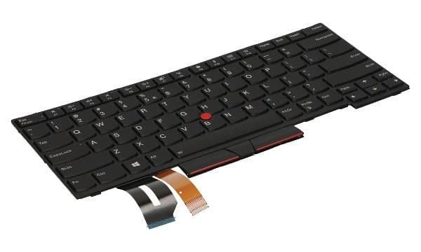 Lite-On - Ersättningstangentbord för bärbar dator - med Trackpoint, UltraNav - bakgrundsbelyst - QWERTY - amerikansk - FRU