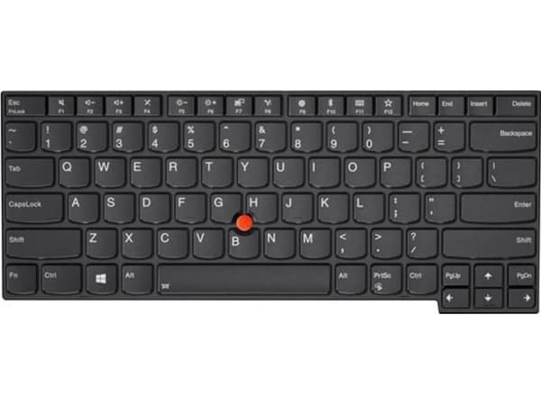 Primax - Ersättningstangentbord för bärbar dator - bakgrundsbelyst - amerikansk - FRU - för ThinkPad T480