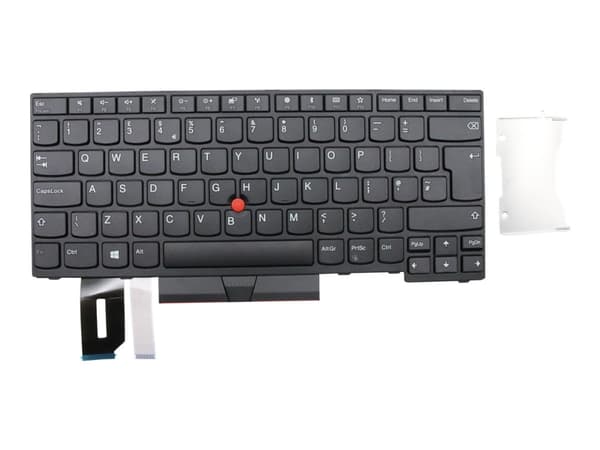 Sunrex - Ersättningstangentbord för bärbar dator - med Trackpoint - QWERTY - brittisk - FRU