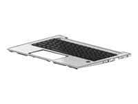 HP - Ersättningstangentbord för bärbar dator - internationell engelska - med övre skydd - för ProBook 430 G6 Notebook, 430 G7 Notebook