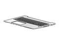 Miniatyrbild 1 av 2: HP - Ersättningstangentbord för bärbar dator - bakgrundsbelyst - internationell engelska - med övre skydd - för ProBook 450 G6 Notebook, 450 G7 Noteb