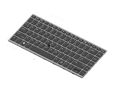 HP - Erstatningstastatur for bærbar PC - bakbelysning - Arabisk