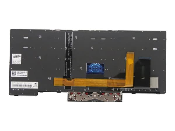 Chicony - Ersättningstangentbord för bärbar dator - bakgrundsbelyst - schweizisk - svart - för ThinkPad L13 Yoga Gen 3 21BC; P14s Gen 1 20S4, 20S5; T
