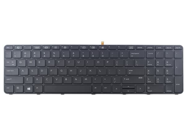 HP - Erstatningstastatur for bærbar PC - bakbelysning - Fransk - for ProBook 450 G4 Notebook, 455 G4 Notebook, 470 G4 Notebook
