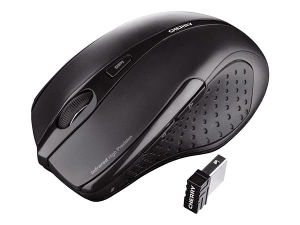 CHERRY DW 5100, Full-size (100%), RF Trådlös, AZERTY, Svart, Mus inkluderad  Belgisk Layout