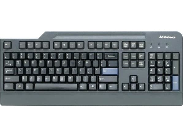 Lenovo Preferred Pro USB, Täysikokoinen (100 %), Langallinen, USB, QWERTY, Musta