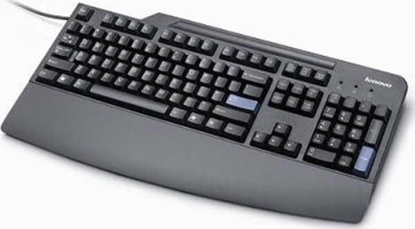 Lenovo Preferred Pro USB, Täysikokoinen (100 %), Langallinen, USB, QWERTY, Musta