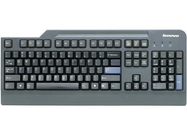Lenovo Preferred Pro USB, Täysikokoinen (100 %), Langallinen, USB, QWERTY, Musta