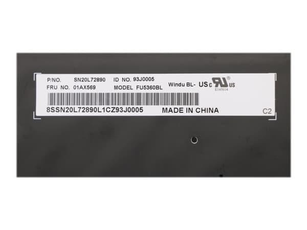 Lenovo 01AX569, Näppäimistö, Englanti (US), Taustavalaistu näppäimistö, Lenovo, ThinkPad T470