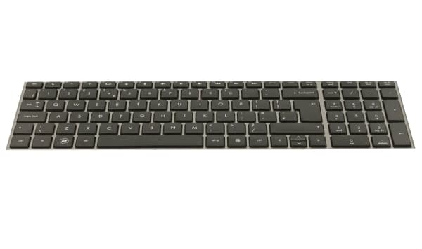 HP - Tangentbords- och styrplattsuppsättning - tjeckiska - silver - för ProBook 4540s, 4545s