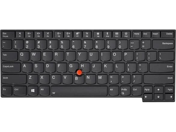 Lenovo 01YP429, Näppäimistö, Englanti (US), Lenovo, Thinkpad T480s/E480/L480