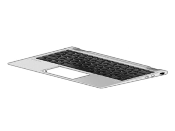 HP 937419-041, Underhölje + tangentbord, tyska, Tangentbord med bakgrundsbelysning, HP, EliteBook x360 1020 G2