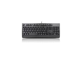 Lenovo Preferred Pro II, Täysikokoinen (100 %), Langallinen, USB, AZERTY, Musta