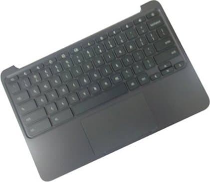 HP - Ersättningstangentbord för bärbar dator - brittisk - med övre skydd - för Chromebook 11 G5