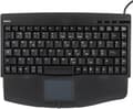 Miniatyrbillede 2 af 4: Mini keyboard with TouchPad, black, USB