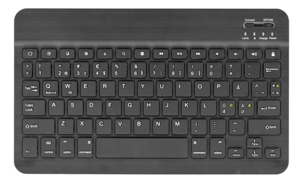 Case and Bluetooth keyboard for 10" tablets, black