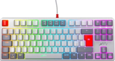 Xtrfy K4 TKL RGB Kompakt gamingtangentbord, Retro