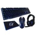 Miniatyrbild 1 av 7: Rebeltec Gaming Set - Tangentbord + Hörlurar + Mus + Musmatta