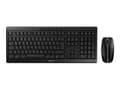 Miniatyrbilde 1 av 5: CHERRY STREAM DESKTOP - Tastatur- og mussett - trådløs - 2.4 GHz - Storbritannia - tastsvitsj: CHERRY SX - svart