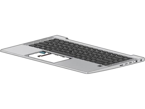 HP - Erstatningstastatur for bærbar PC - med pekepinne, ClickPad - bakbelysning - Italiensk - med toppdeksel - for EliteBook 840 G7 Notebook
