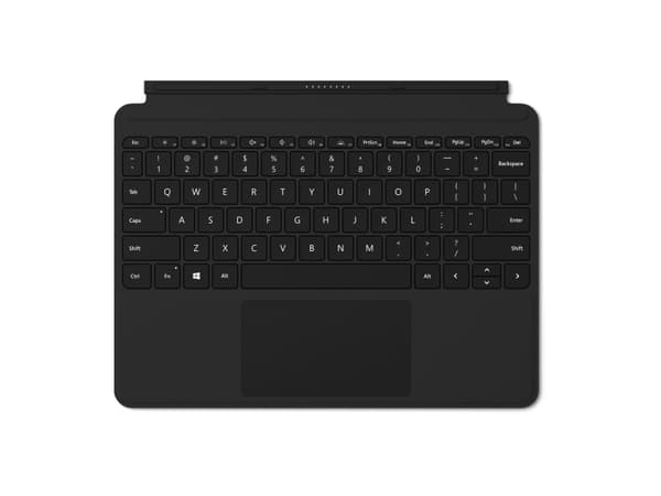 Microsoft Surface Go Type Cover, QWERTY, Kosketuslevy, Microsoft, - Surface Go 2 - Surface Go, Musta, Mikrokuitu