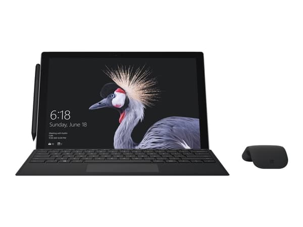 Microsoft Surface Go Type Cover, QWERTY, Kosketuslevy, Microsoft, - Surface Go 2 - Surface Go, Musta, Mikrokuitu