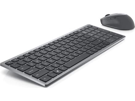 Dell Keyboard and Mouse KM7120W Wireless Wireless (2.4 GHz) Bluetooth 5.0 Keyboard layout Lithuanian English Titan Gray 2000001148136