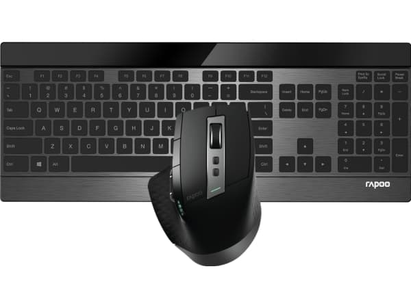 Keyboard + Mouse Rapoo RAPOO WIRELESS SET MULTI-MODE 9900M BLACK UI