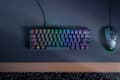 Miniatyrbilde 1 av 5: Razer Huntsman Mini - Tastatur - bakgrunnsbelyst - USB-C - Nordisk - tastsvitsj: Razer Clicky Optical - svart - for Komplett Epic Gaming PC a175, a82