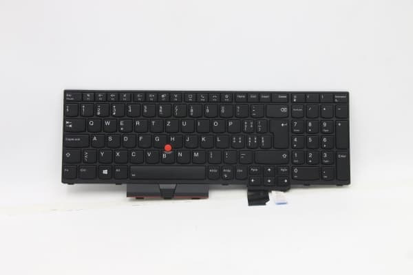 Lite-On - Erstatningstastatur for bærbar PC - bakbelysning - Sveitsisk - svart - for ThinkPad P15 Gen 1 20ST, 20SU; T15g Gen 1 20UR, 20US